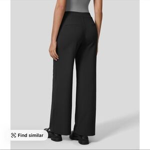 Halara Flex HighWaisted Straight leg Black workleisure Pants